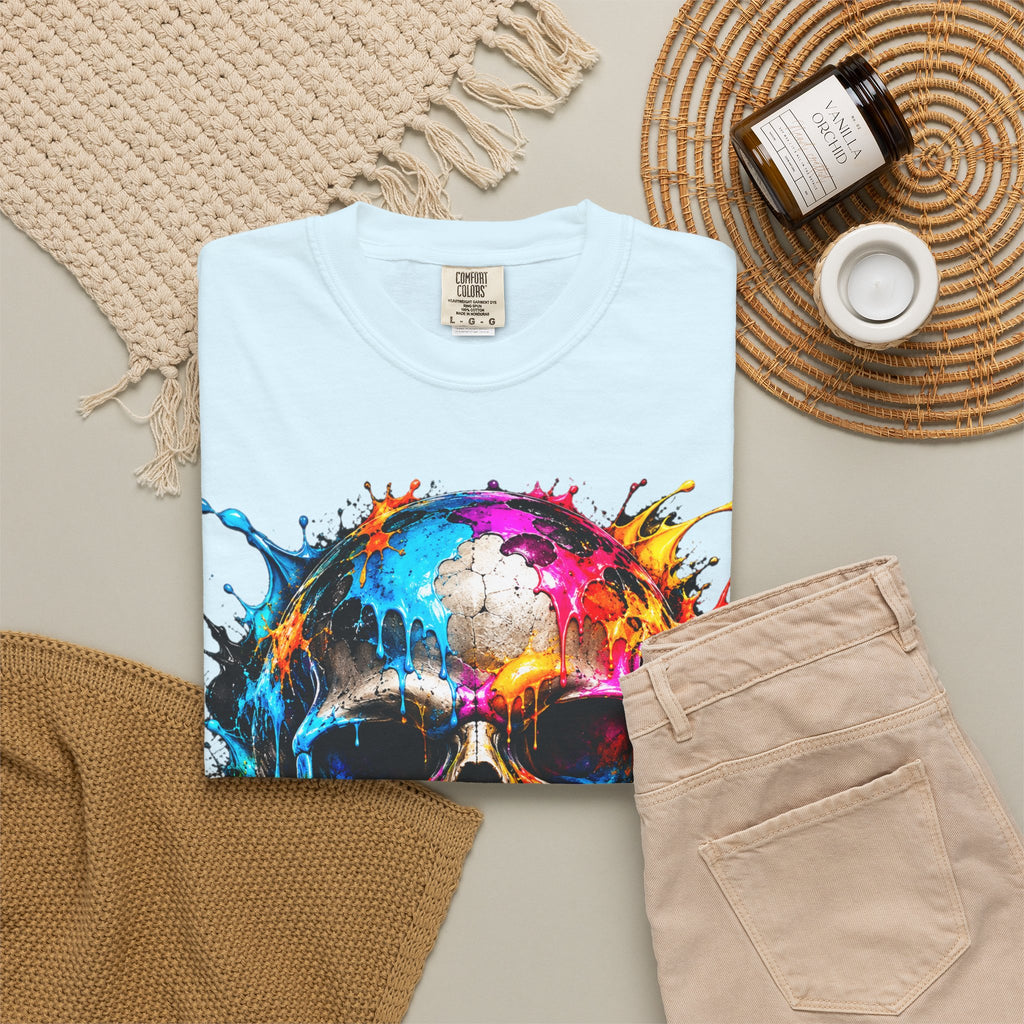 Color Splash Skull T-Shirt