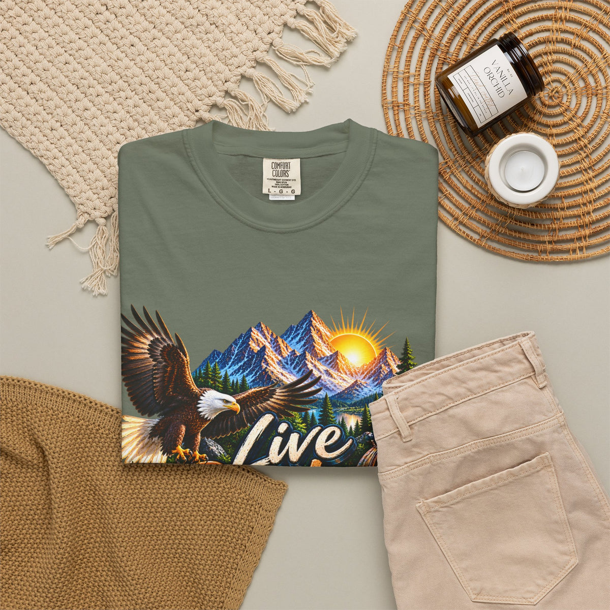 Adventure T-Shirt — "Live Bolder: Explore More, Stay Wild" Graphic Tee