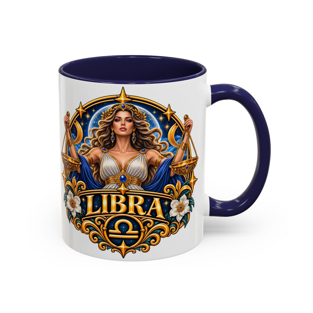 Libra Zodiac Coffee Mug – Elegant Horoscope Astrology Gift (11/15oz)