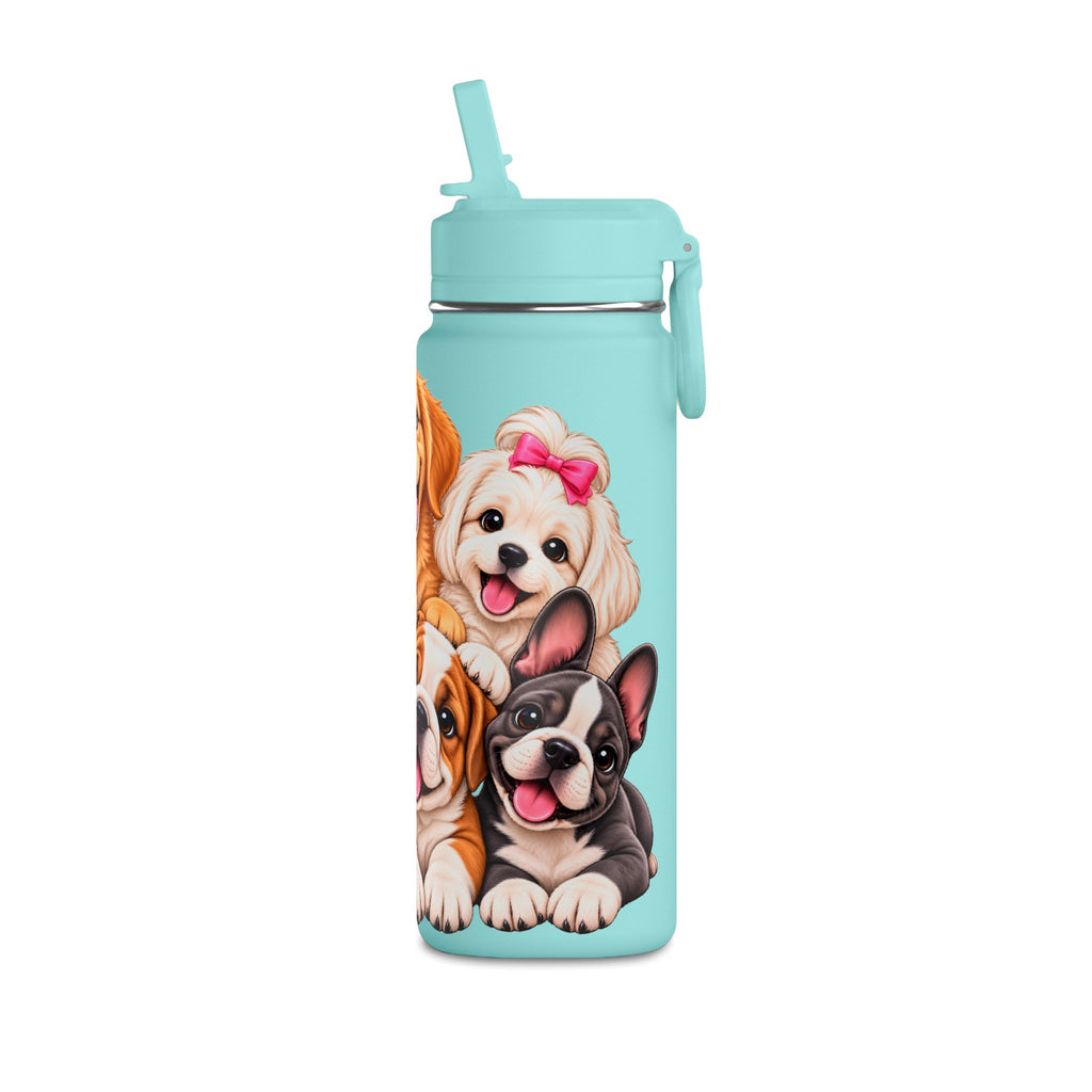 Dog Lover Water Bottle – 20oz Puppy Pack Design