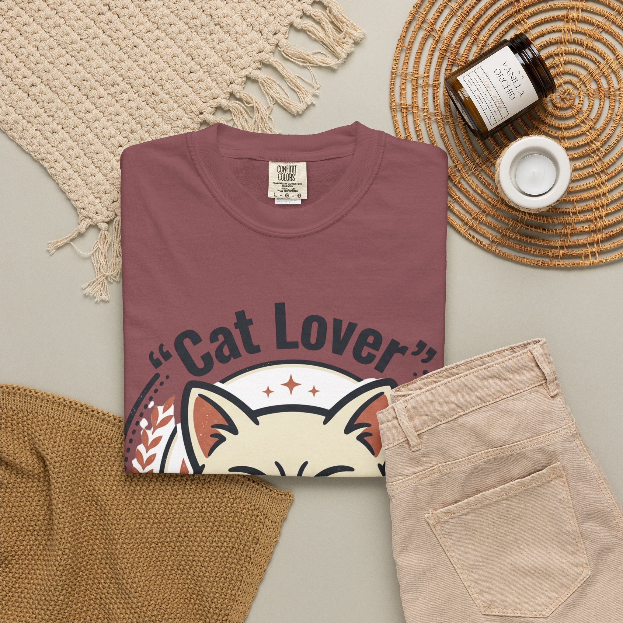 Cat Lover T-Shirt — "Proud & Purry" Retro Cat Graphic Tee