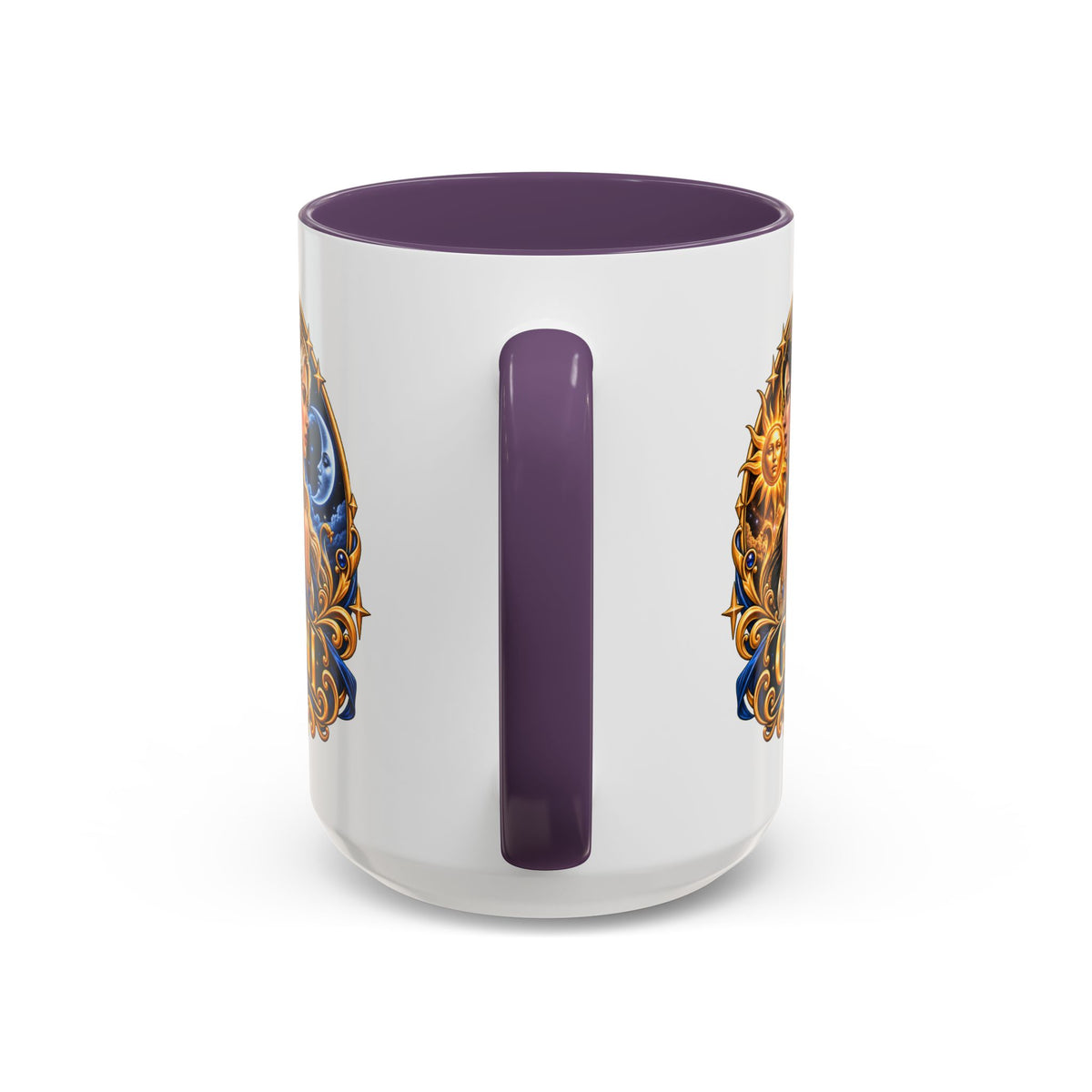 Gemini Zodiac Coffee Mug — Gemini Sign Astrology Accent Mug (11/15oz)
