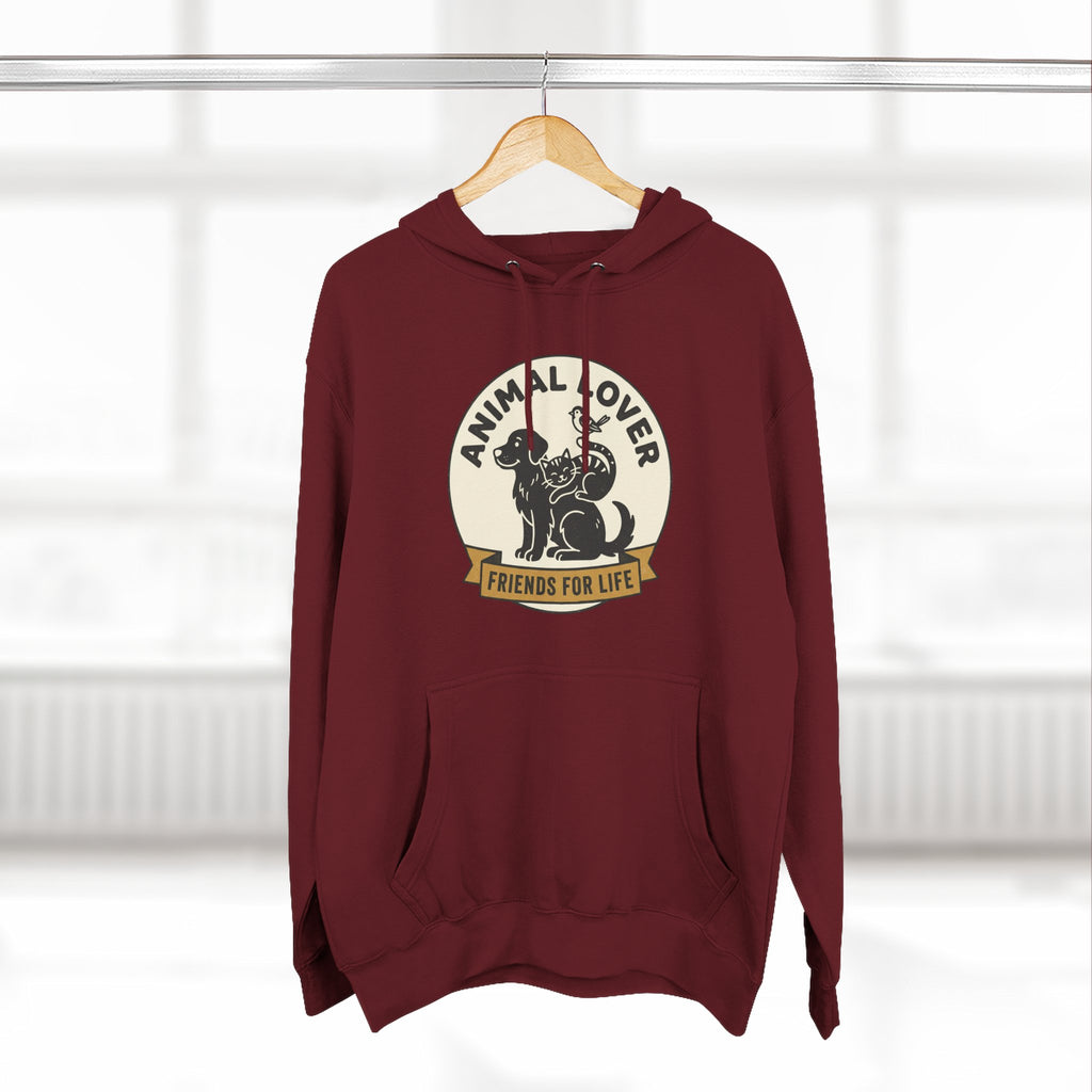 Animal Lover Hoodie – Friends For Life Graphic Pullover