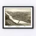 Vintage Map of Apollo, Pennsylvania 1896