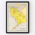 Vintage Map of Sierra Leone 1862
