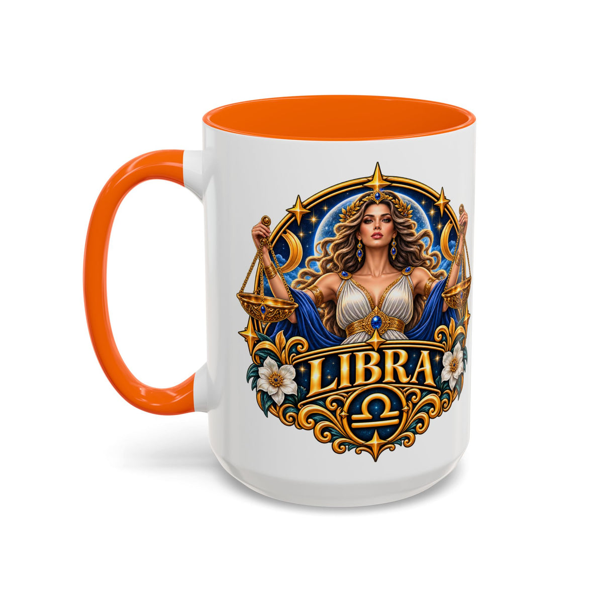Libra Zodiac Coffee Mug – Elegant Horoscope Astrology Gift (11/15oz)