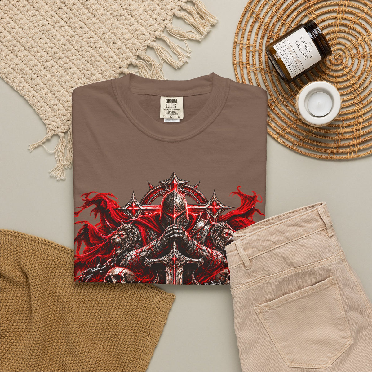Discipline Metal Tee — Gothic Sword Graphic T-Shirt