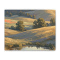 Coastal Cliff Canvas Wall Art — Lone Pine Seascape Matte Stretched Print