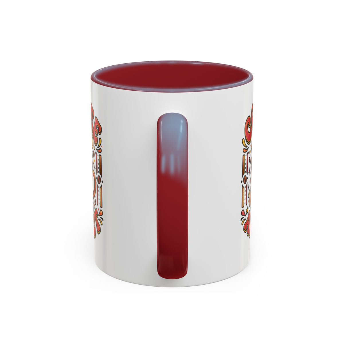 Coffee Addict Accent Mug — "Coffee Power" Retro Coffee Lover Gift (11oz/15oz)