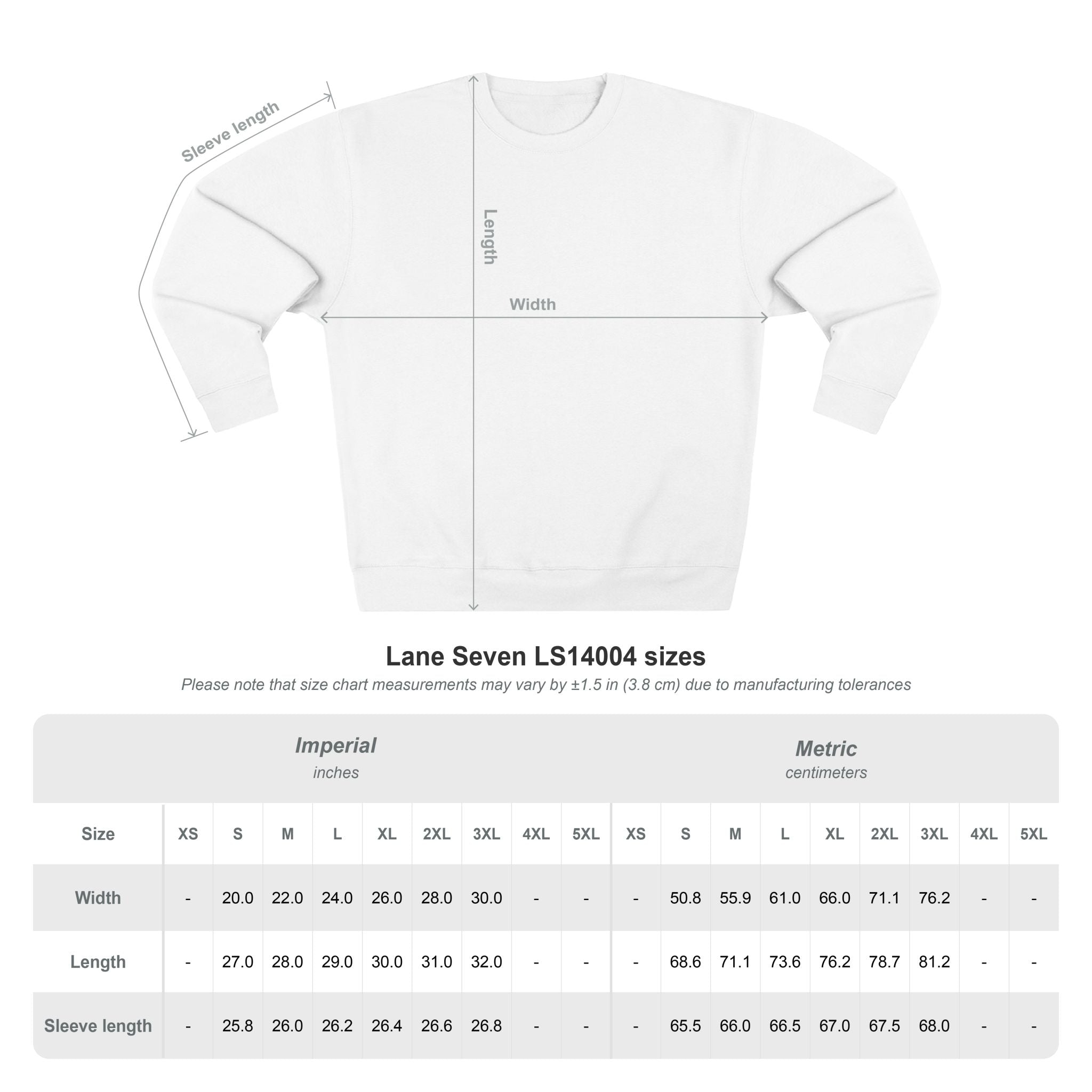 Inspirational Graphic Crewneck Sweatshirt — "Whatever You Decide to Do, Make Sure It Makes You Happy"