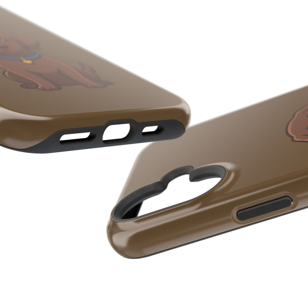 Chocolate Labrador Phone Case — Cute Dog Impact‑Resistant iPhone Cover