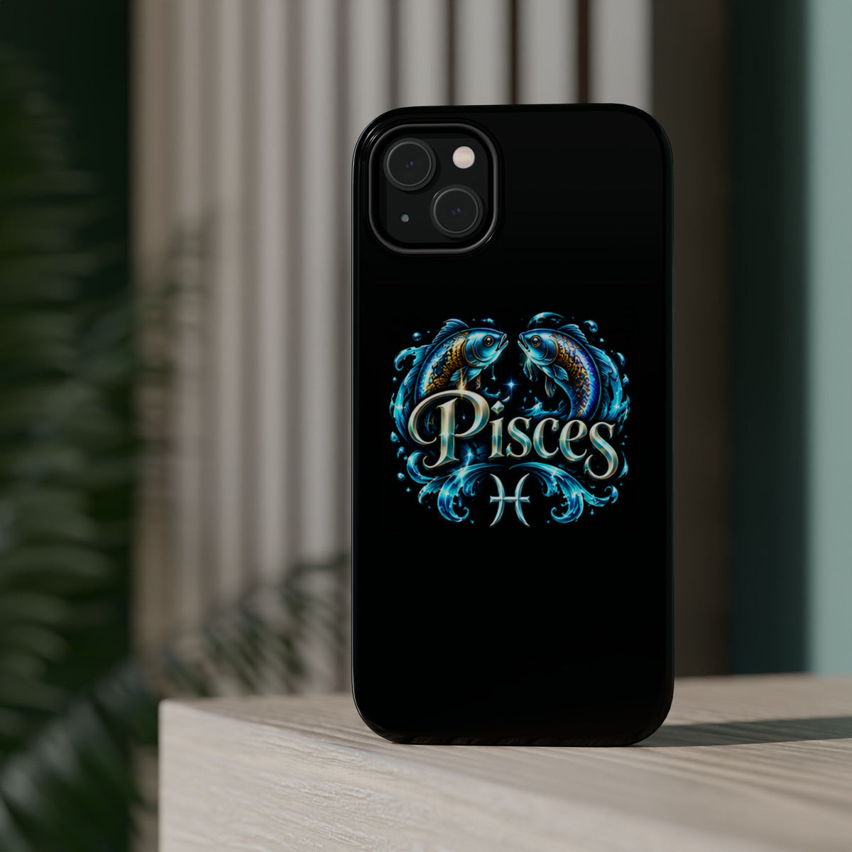 Pisces Magnetic Impact-Resistant Phone Case — Zodiac Fish Astrology Design