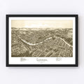 Vintage Map of Carnegie, Pennsylvania 1897