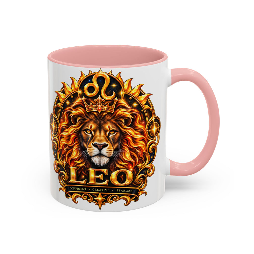 Leo Zodiac Lion Coffee Mug — Astrological Birthday Gift (11/15oz)