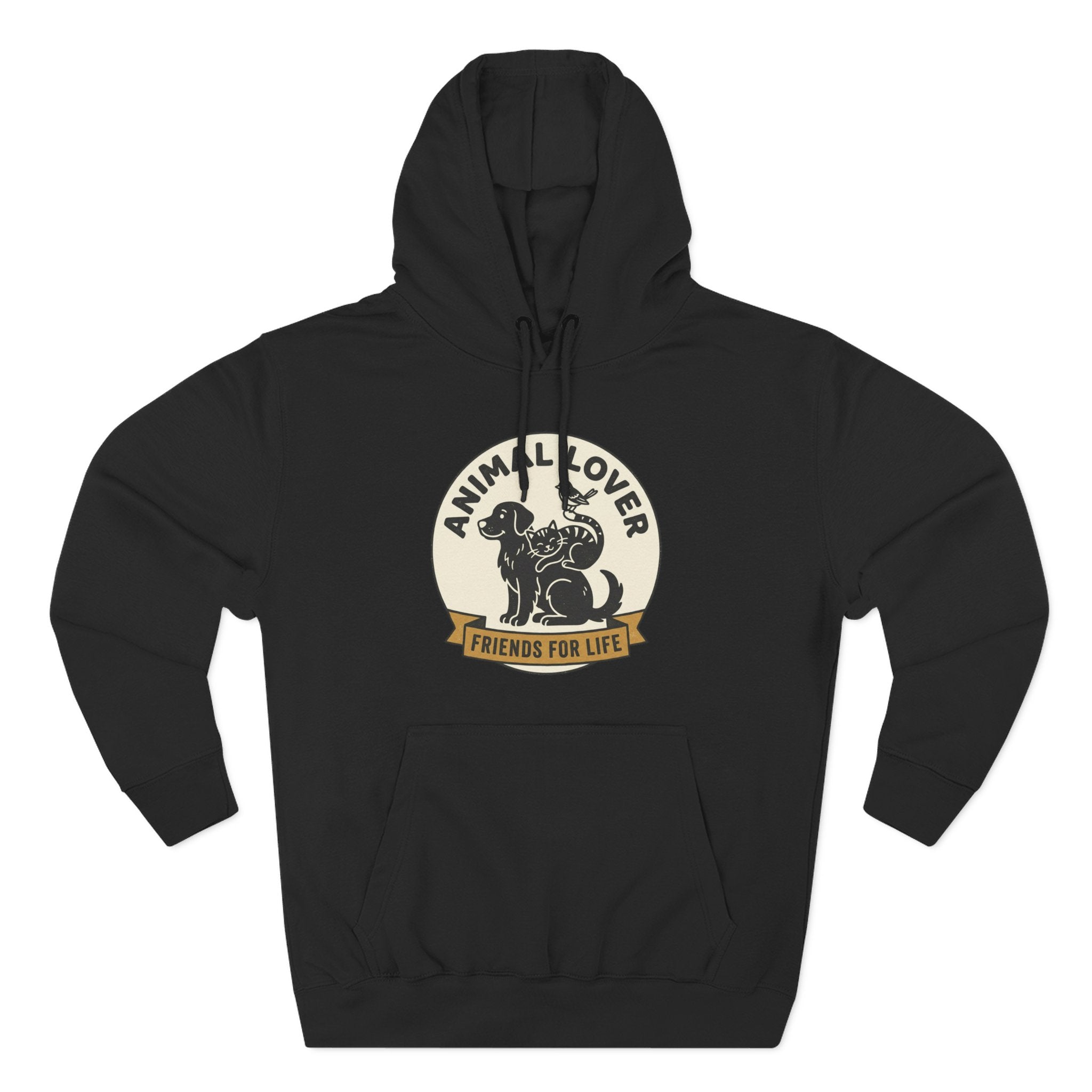Animal Lover Hoodie – Friends For Life Graphic Pullover