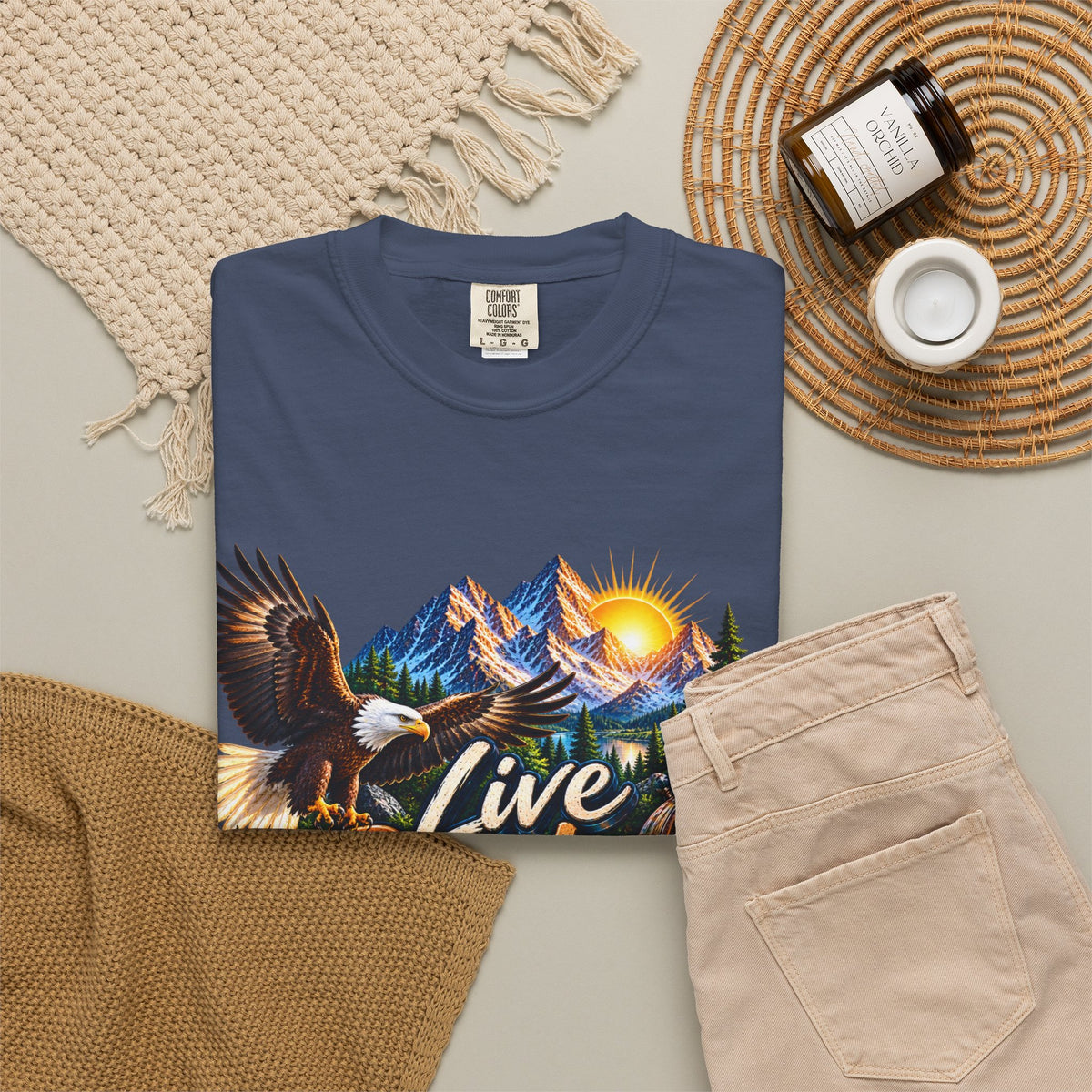 Adventure T-Shirt — "Live Bolder: Explore More, Stay Wild" Graphic Tee