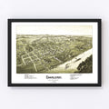 Vintage Map of Charleroi, Pennsylvania 1897