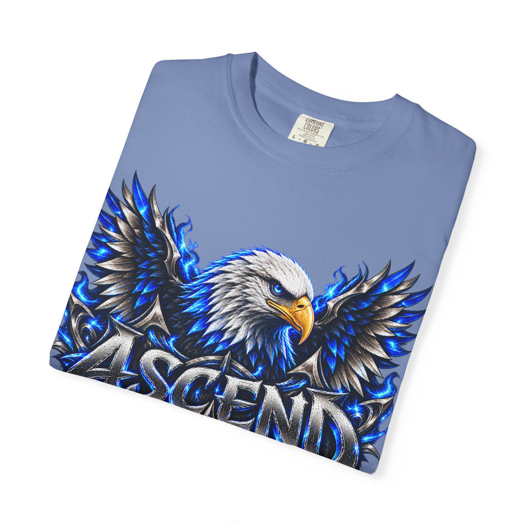 Ascend Eagle T-Shirt — Bold Blue Eagle Graphic Tee