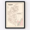 Vintage Map of Snydersburg, Pennsylvania 1877