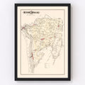 Vintage Map of Richland, Pennsylvania 1877