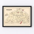 Vintage Map of Tory, Pennsylvania 1877