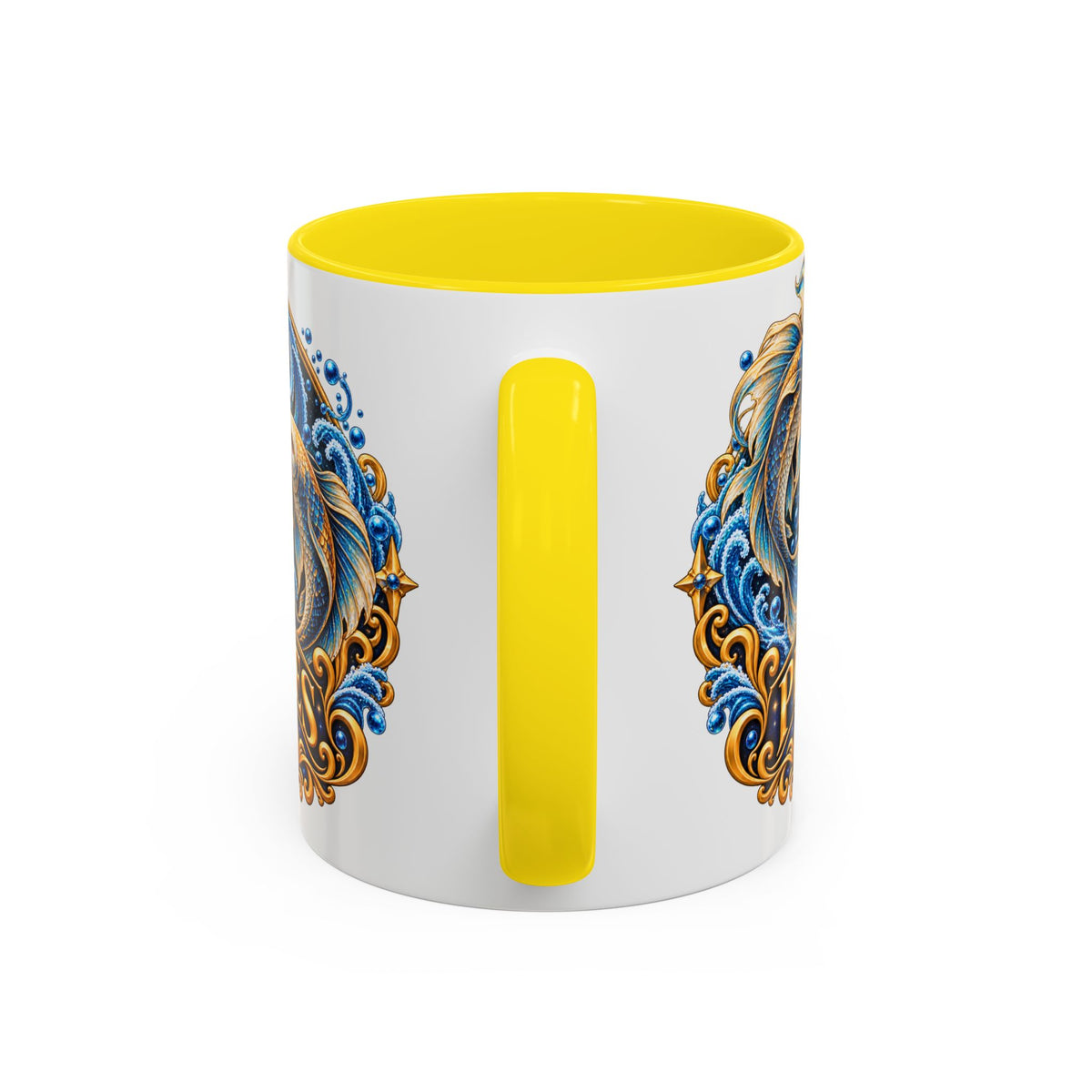 Pisces Zodiac Coffee Mug — Decorative Accent Astrology Mug (11/15oz)