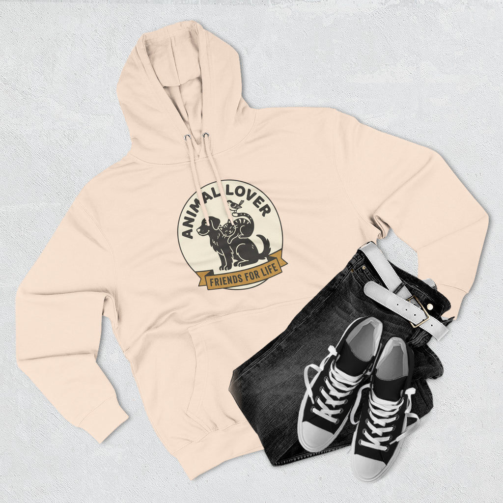 Animal Lover Hoodie – Friends For Life Graphic Pullover