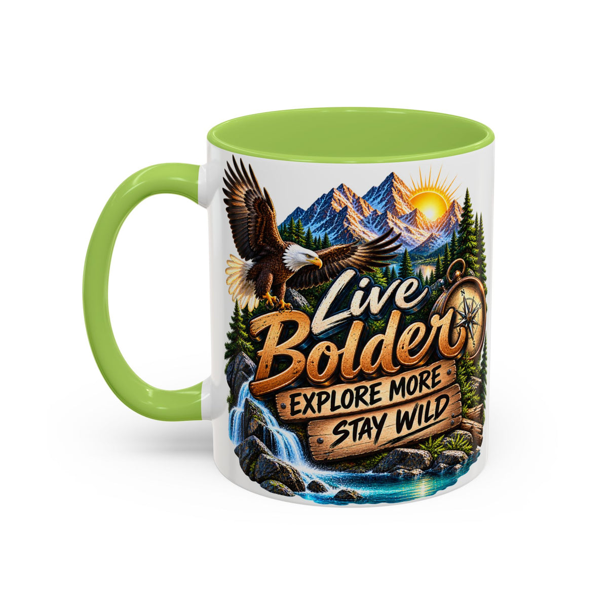 Live Bolder Explore More Stay Wild Coffee Mug