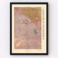 Vintage Map of Crandall Sheet 1904