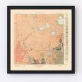 Vintage Map of Shoshone Sheet 1904