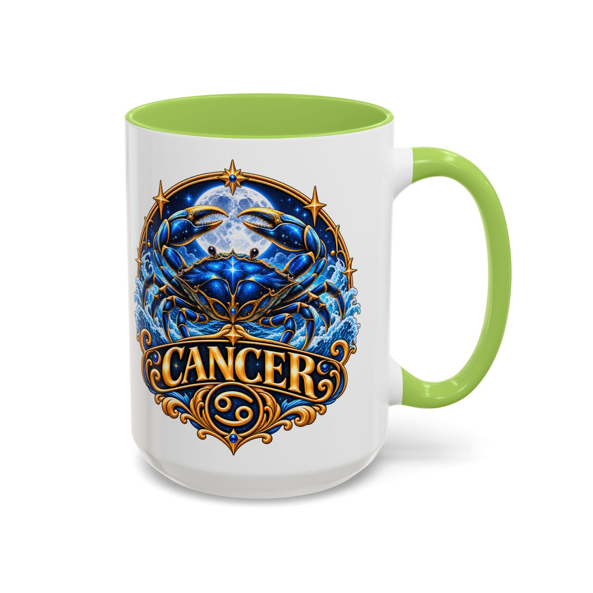 Cancer Zodiac Coffee Mug — Astrology Crab Horoscope Gift (11/15 oz)