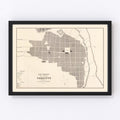 Vintage Map of Tarapoto, Peru 1865