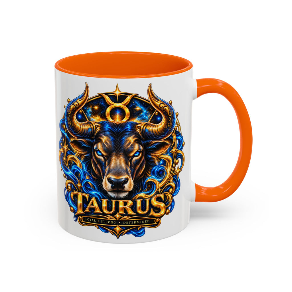 Taurus Coffee Mug — Zodiac Bull Accent Mug (11/15oz)