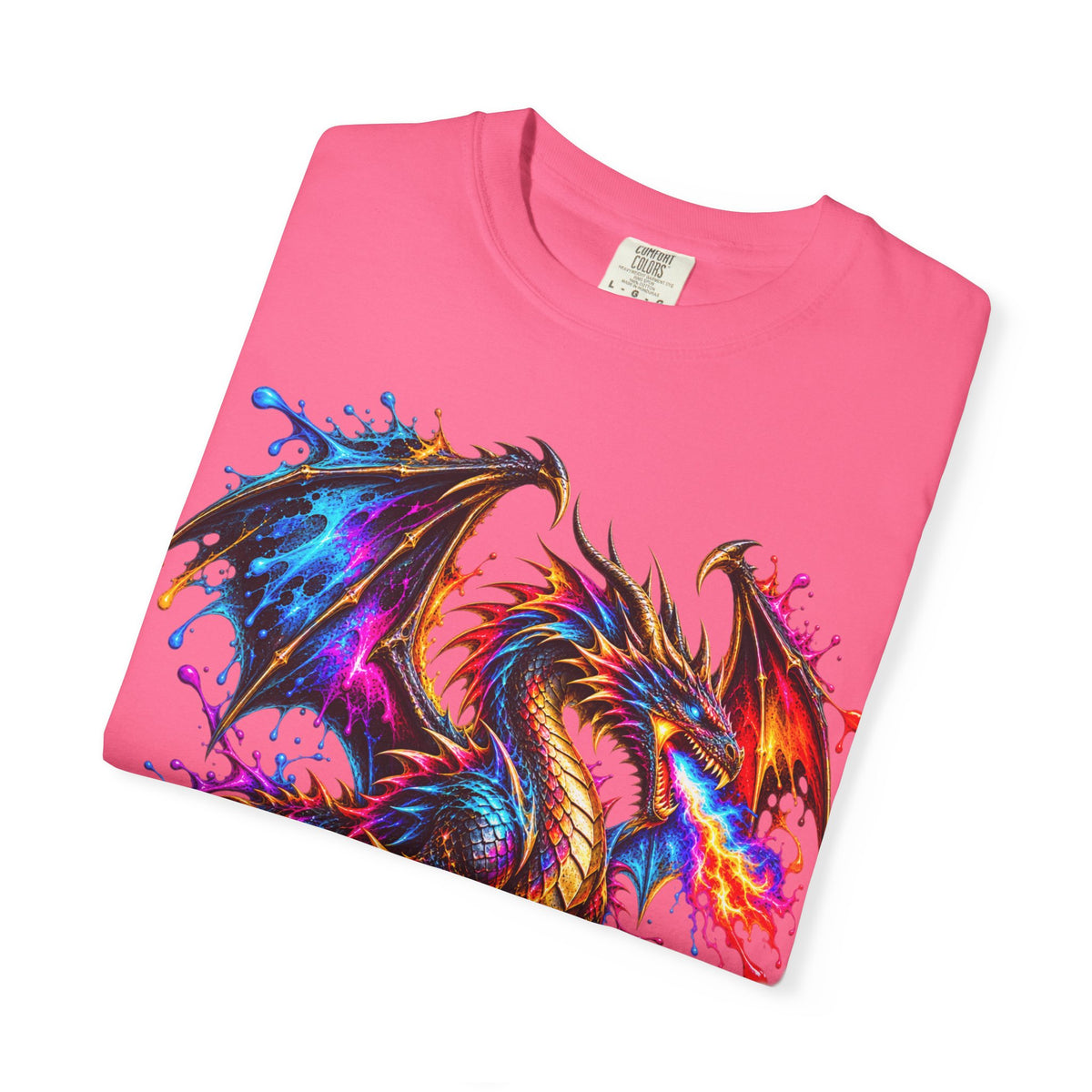 Vibrant Watercolor Dragon T-Shirt