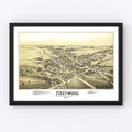 Vintage Map of Fleetwood, Pennsylvania 1897