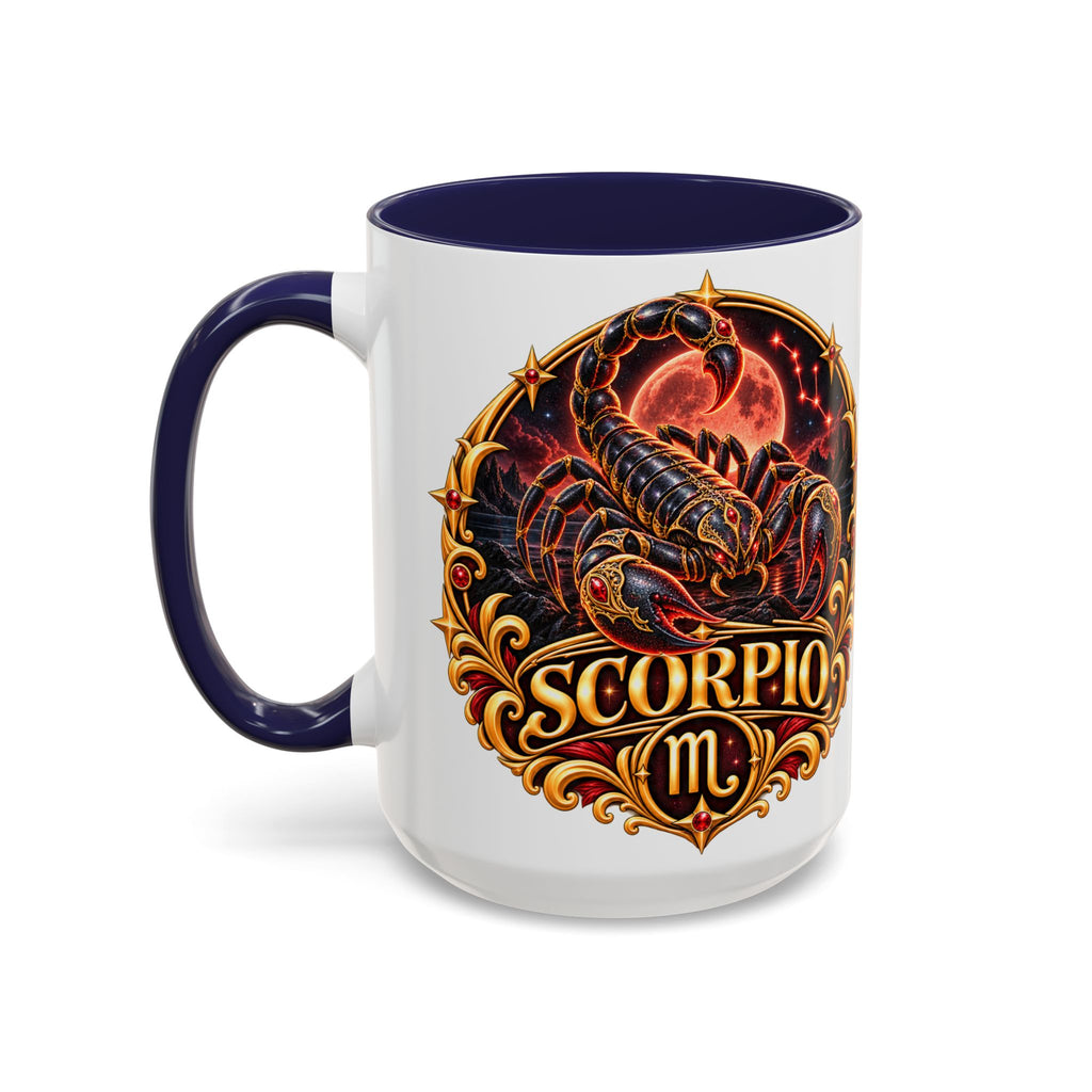 Scorpio Zodiac Coffee Mug — Bold Scorpion Astrology Design (11/15oz)