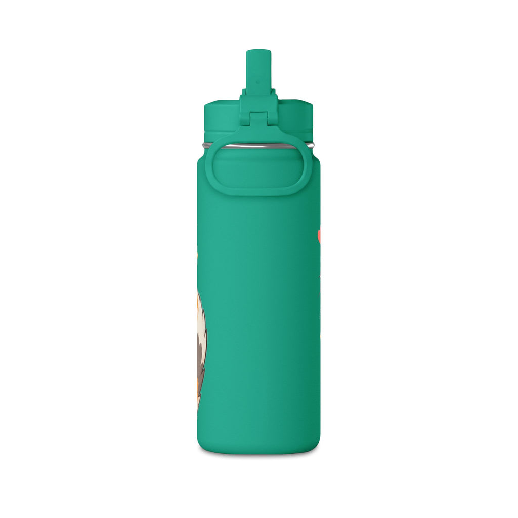 Cute Calico Cat Water Bottle, 20oz