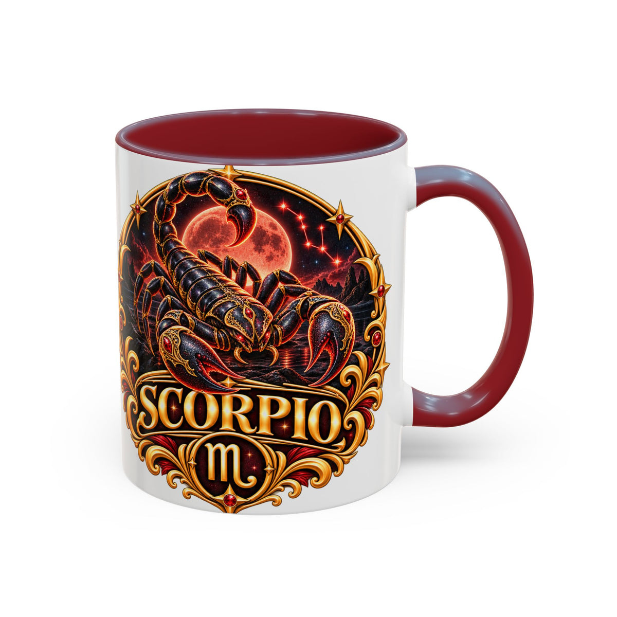 Scorpio Zodiac Coffee Mug — Bold Scorpion Astrology Design (11/15oz)