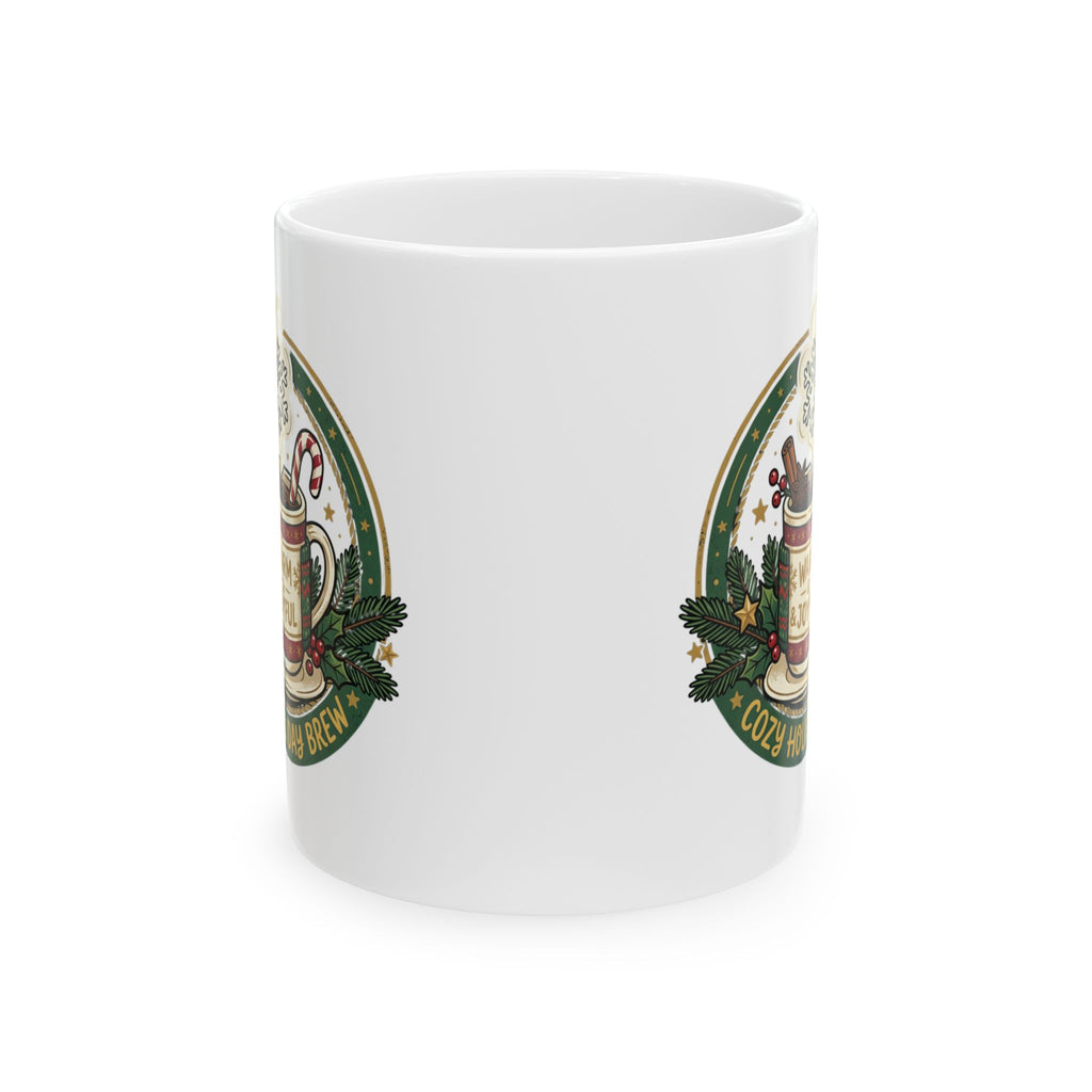 Christmas Cozy Cocoa Ceramic Mug – Holiday Hot Chocolate Gift (11oz, 15oz)