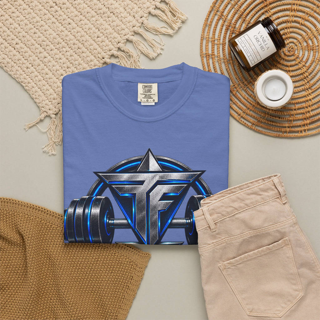 Fitness Lifestyle T-Shirt — Barbell Logo Gym Tee