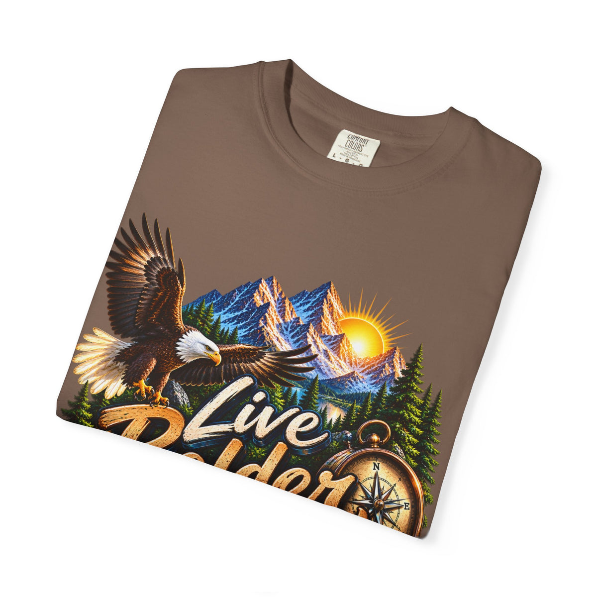 Adventure T-Shirt — "Live Bolder: Explore More, Stay Wild" Graphic Tee