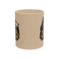 Discover Tomorrow Ceramic Mug — Howling Wolf & Moon Coffee Cup