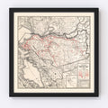 Vintage Map of Contra Costa County, California 1935