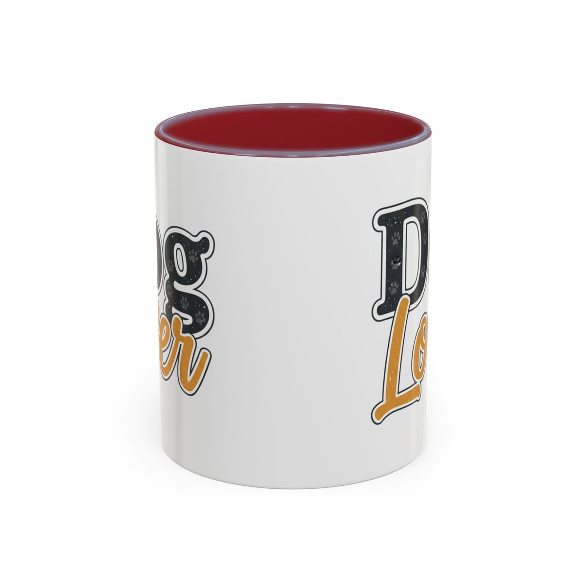 Dog Lover Accent Coffee Mug — 'Dog Lover' 11/15oz Ceramic Mug