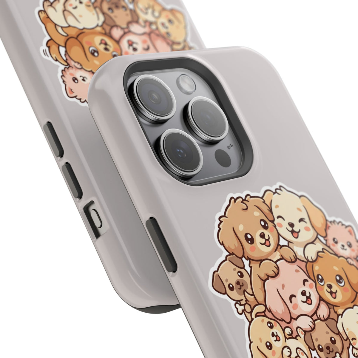 Cute Puppy Pile Magnetic Impact-Resistant Phone Case