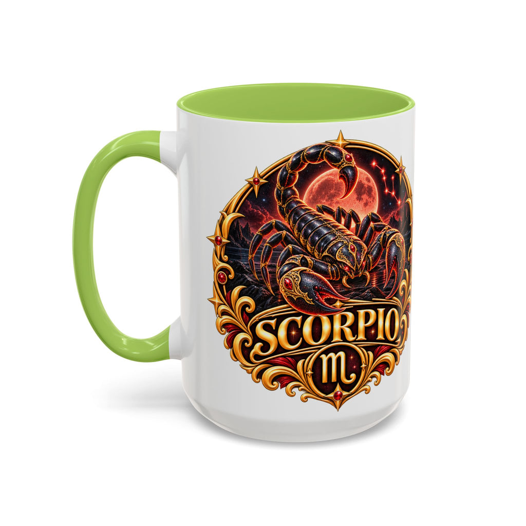 Scorpio Zodiac Coffee Mug — Bold Scorpion Astrology Design (11/15oz)