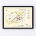 Vintage Map of Geiger field, 1952