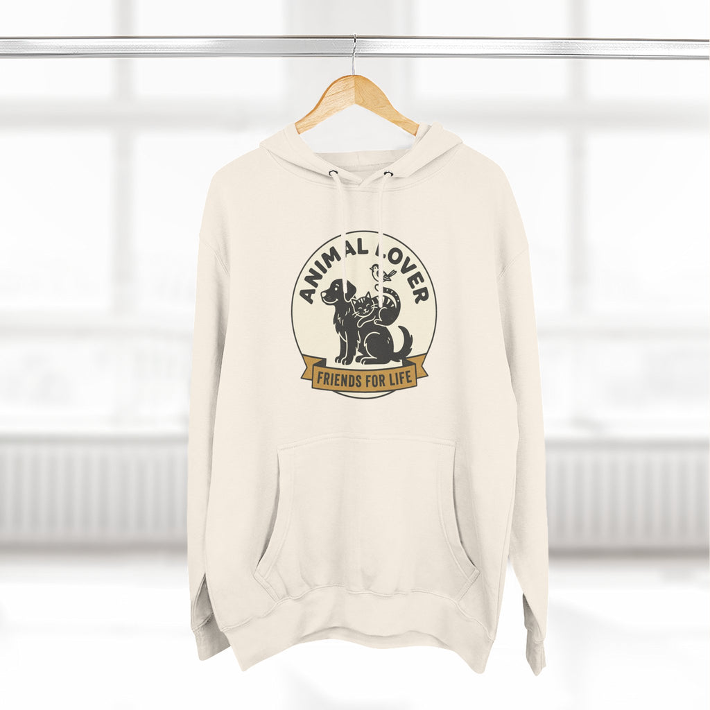 Animal Lover Hoodie – Friends For Life Graphic Pullover