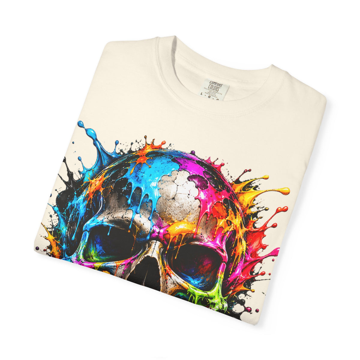 Color Splash Skull T-Shirt