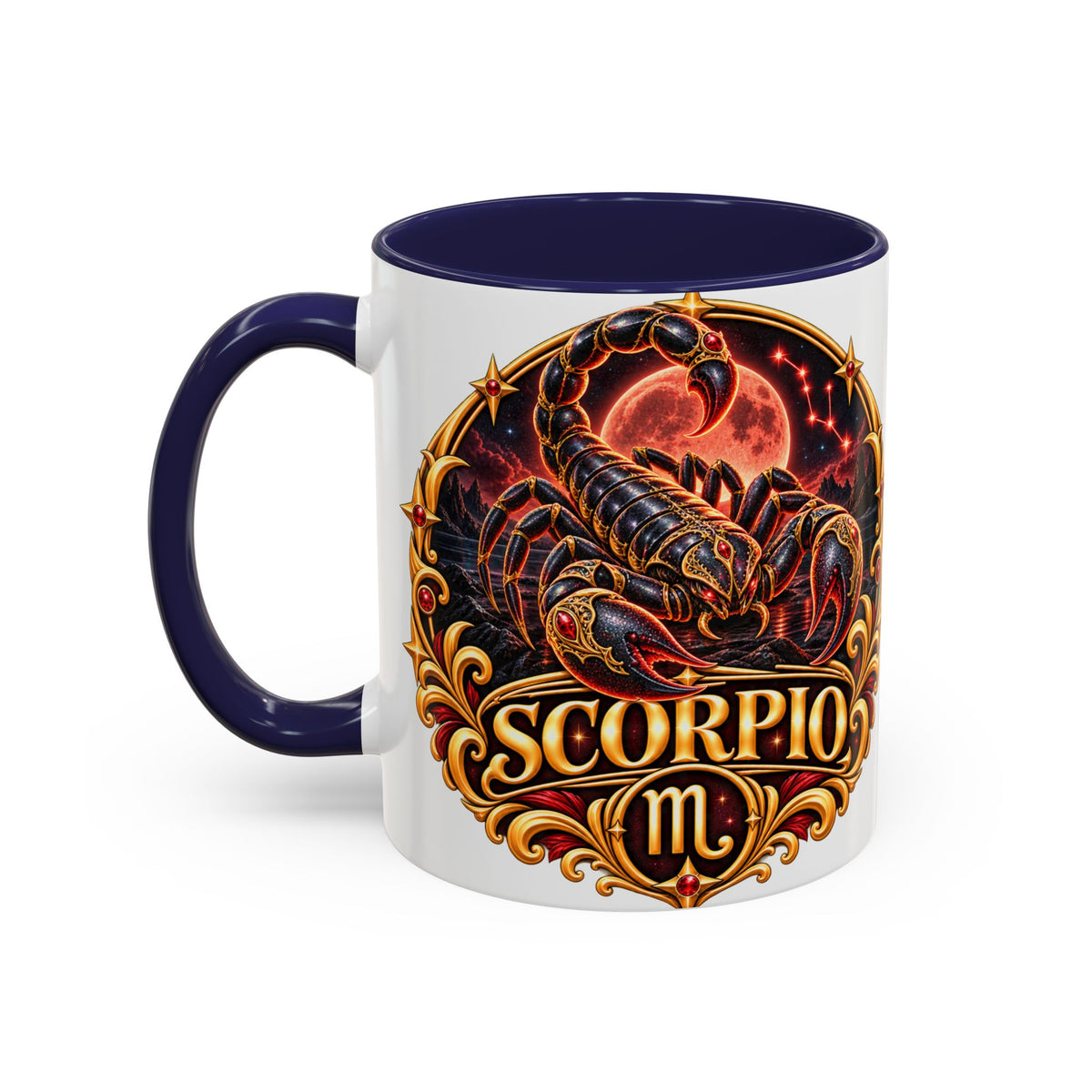 Scorpio Zodiac Coffee Mug — Bold Scorpion Astrology Design (11/15oz)